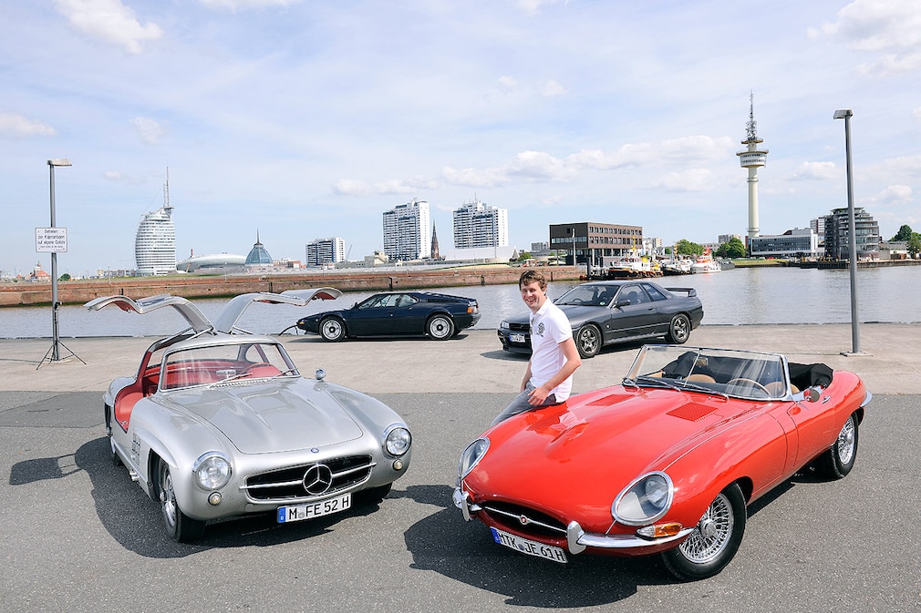 Mercedes 300 SL BMW M1 Jaguar E-Type 3.8 OTS Nissan Skyline GT-R R32