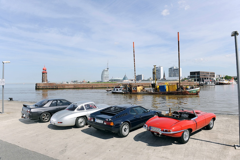 Nissan Skyline GT-R R32 Mercedes 300 SL BMW M1 Jaguar E-Type 3.8 OTS