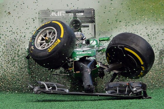 Formel 1: Die spektakulärsten Crashs 2014