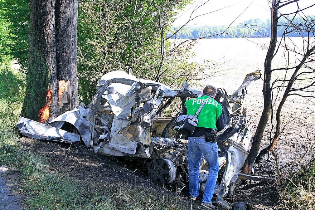 Gas-Auto explodiert im Kreis Segeberg