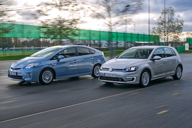 Toyota Prius Plug-in, VW Golf Plug-in-Hybrid
