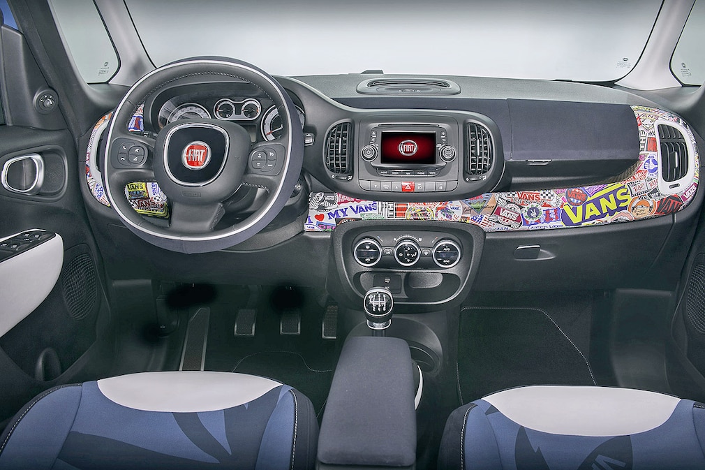 Fiat 500 L im Surfer-Stil