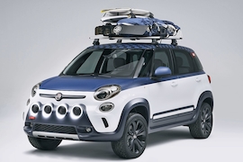 Fiat 500L im Surfer-Stil