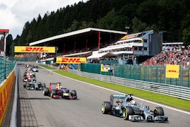F1 in Belgien
