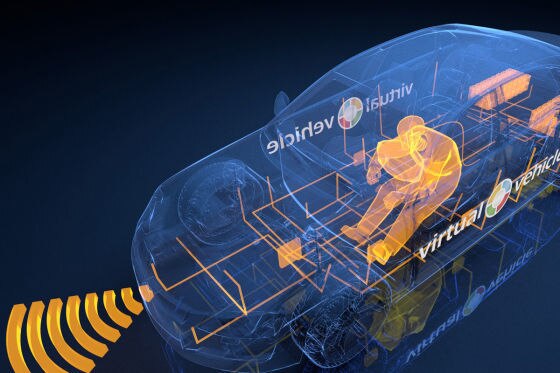 Virtueller Dummy vom Virtual Vehicle Research Center