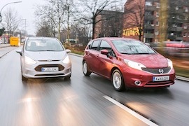 Ford B-Max Nissan Note