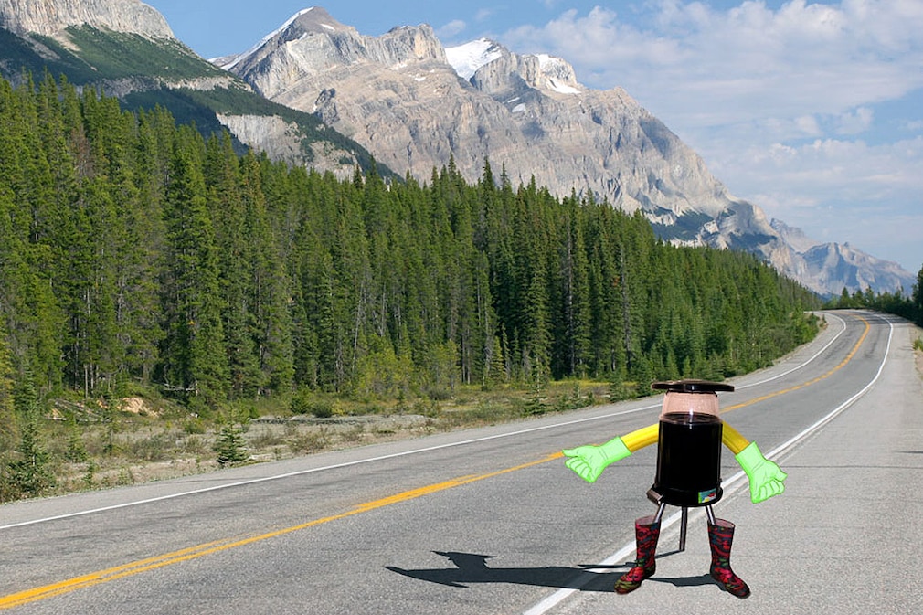 Roboter hitchBOT trampt durch Kanada