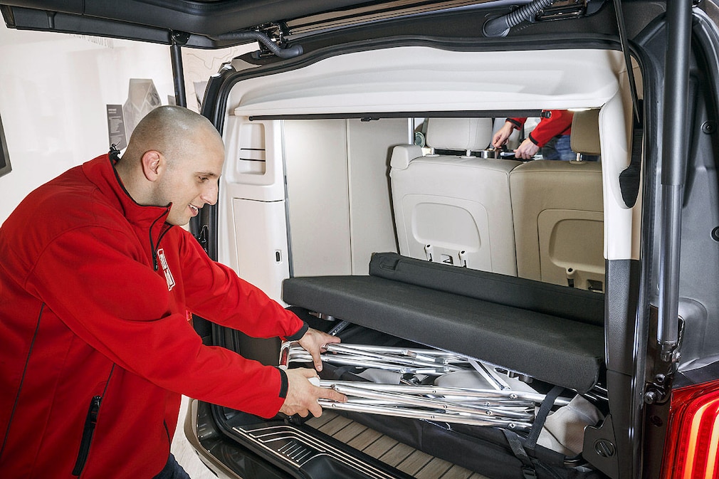 Mercedes V-Klasse Marco Polo: Schlafprobe