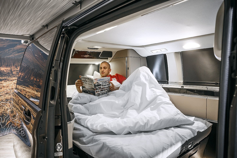 Mercedes V-Klasse Marco Polo: Schlafprobe