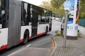 Radweg endet plötzlich