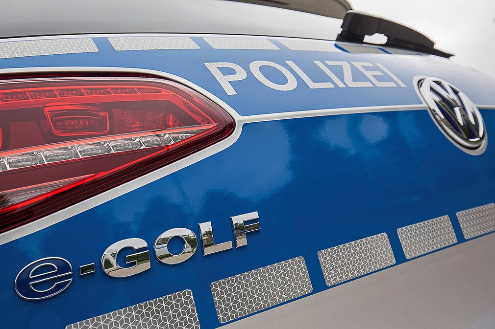VW eGolf Polizeiwagen