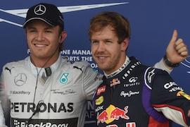Rosberg & Vettel