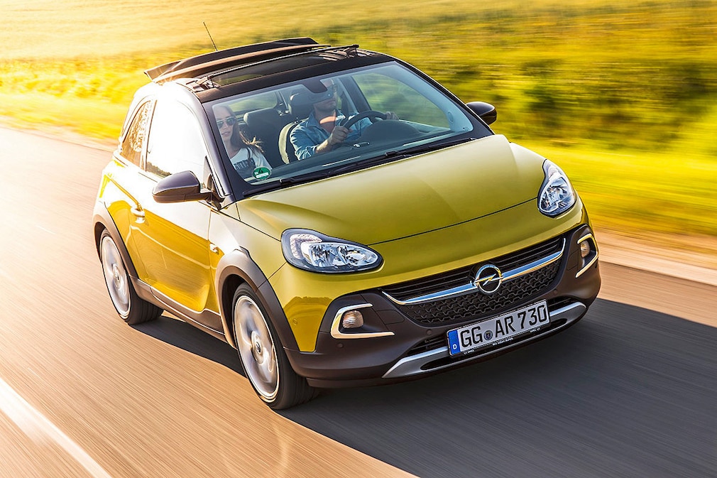 Opel Adam Rocks gelb