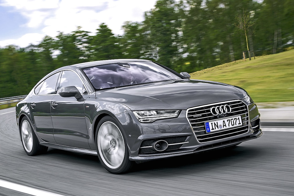 Audi A7 3.0 TDI competition grau Frontansicht