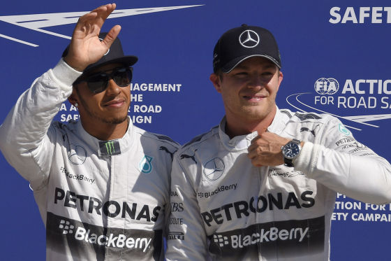 Hamilton & Rosberg