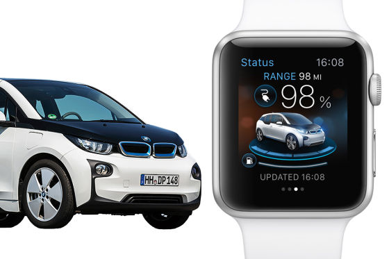 Apple Watch mit BMW i3 und i8: Die Uhr weiß, wo das Auto steht