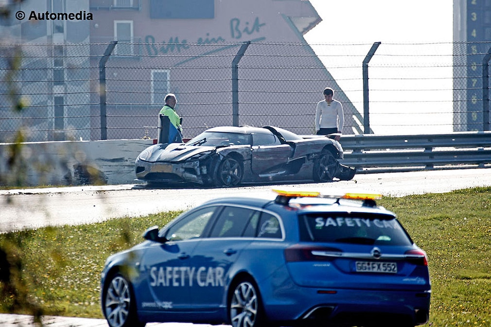 Erlkönig Koenigsegg Agera R Crash