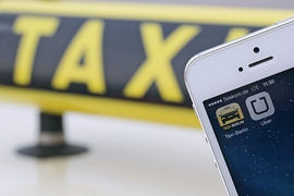 Handy-Apps Uber und Taxi Berlin