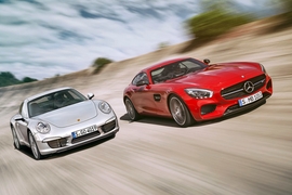 Mercedes AMG GT Porsche 911