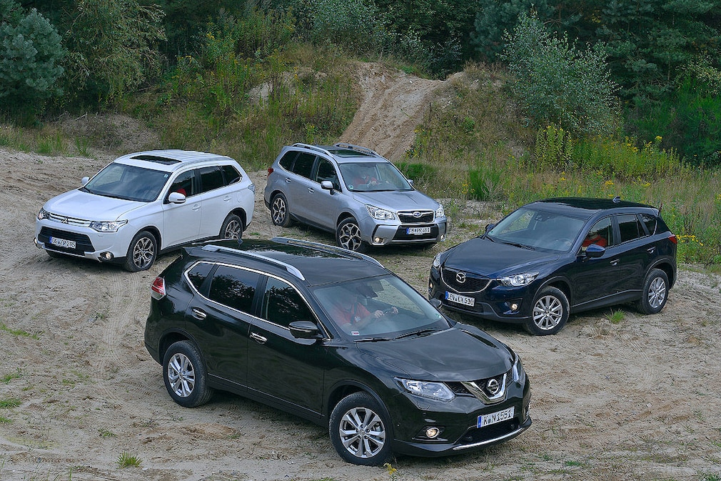 Vier Japan-SUVs im Test