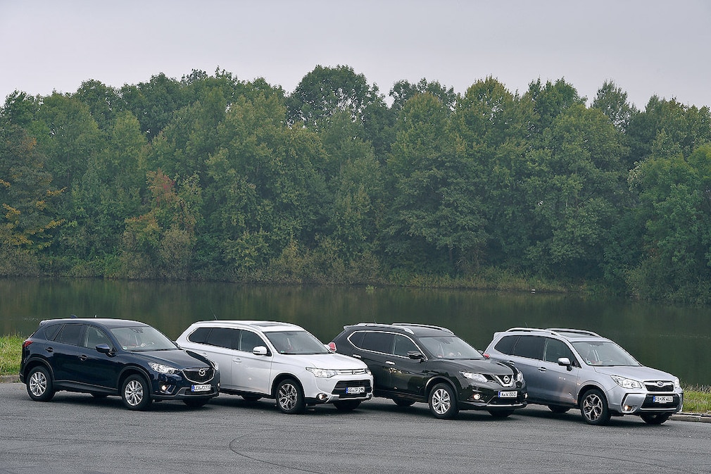 Vier Japan-SUVs im Test