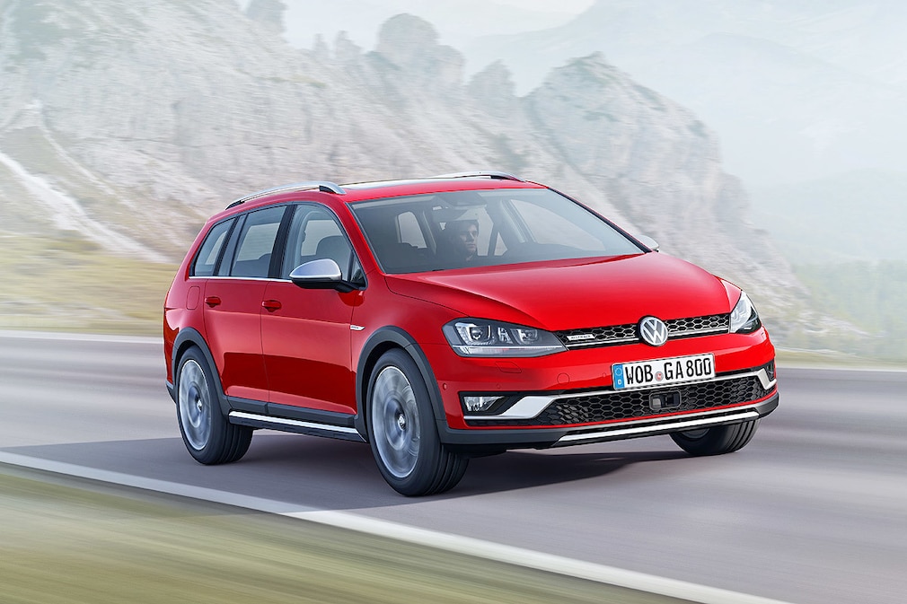 VW Golf VII Alltrack: Autosalon Paris 2014
