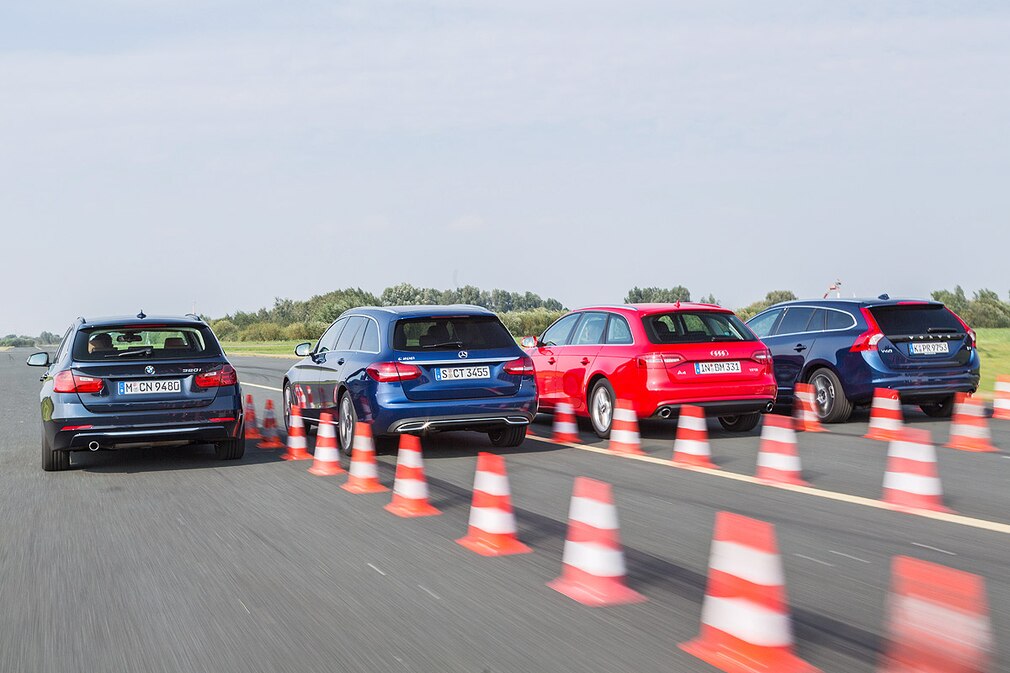 BMW 320i Touring Audi A4 Avant 1.8 TFSI Mercedes C 200 T Volvo V60 T4