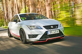 JE Design Leon SC Cupra 280 weiß Frontansicht