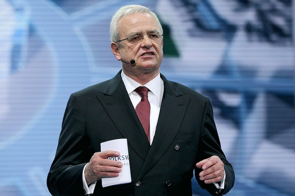 VW-Vorstand Martin Winterkorn auf dem Autosalon Paris 2014