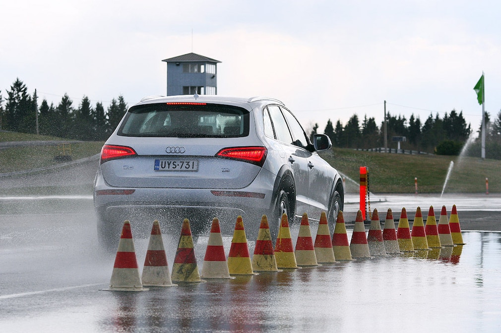 Winterreifen-Test, Audi Q5, Bremstest