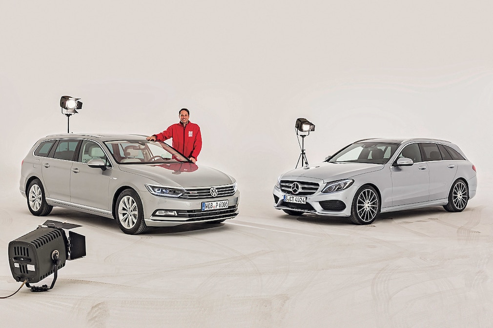 Mercedes C-Klasse VW Passat