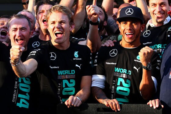 Rosberg & Hamilton