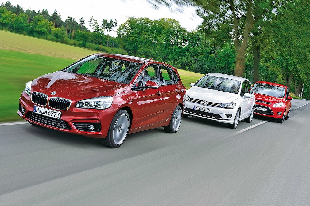 BMW Active Tourer Ford C-Max VW Sportsvan