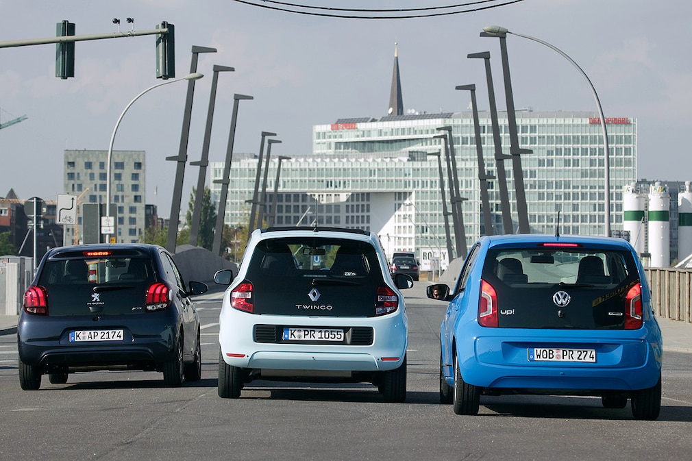 Peugeot 108 Renault Twingo VW Up
