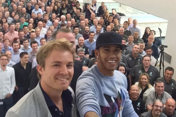 Rosberg & Hamilton