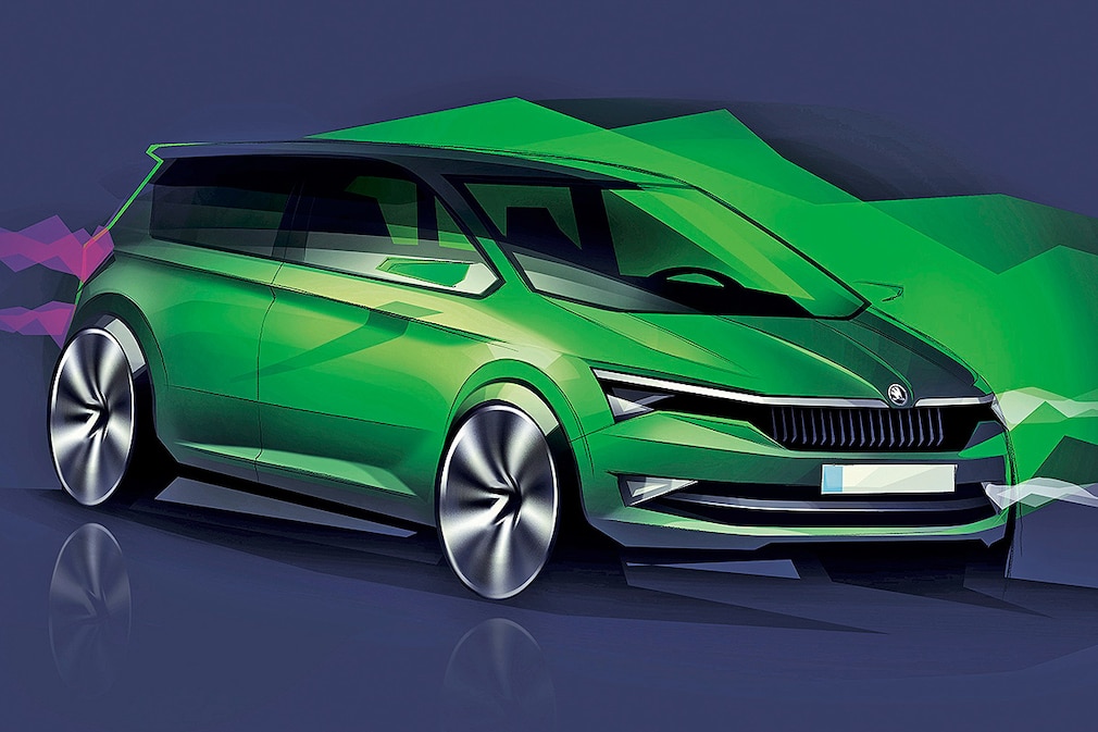 Skoda MPV Skizze