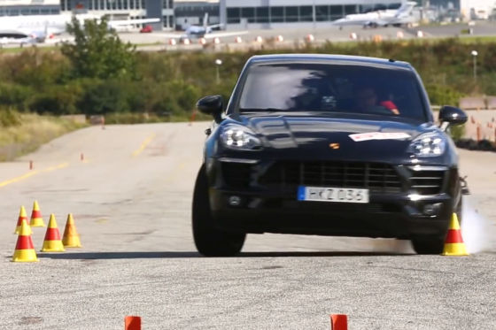 Porsche Macan S Diesel: Elchtest