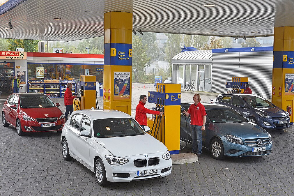 BMW 1er Peugeot 308 Mercedes A-Klasse Hyundai i30