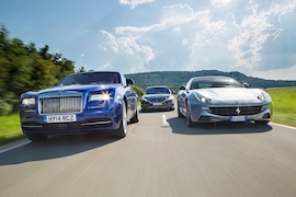 Ferrari FF Mercedes S 65 AMG Rolls-Royce Wraith