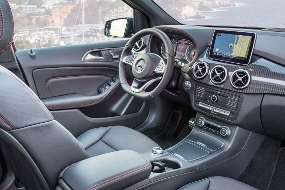 Mercedes B-Klasse Facelift: Cockpit