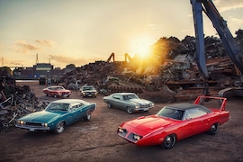 Chevrolet Chevelle SS 350 Dodge Charger 440 Ford Torino GT 429 Plymouth Road Runner Superbird Pontiac GTO