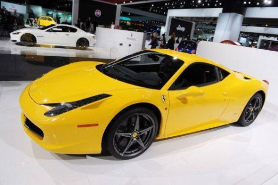 Justin Bieber Ferrari