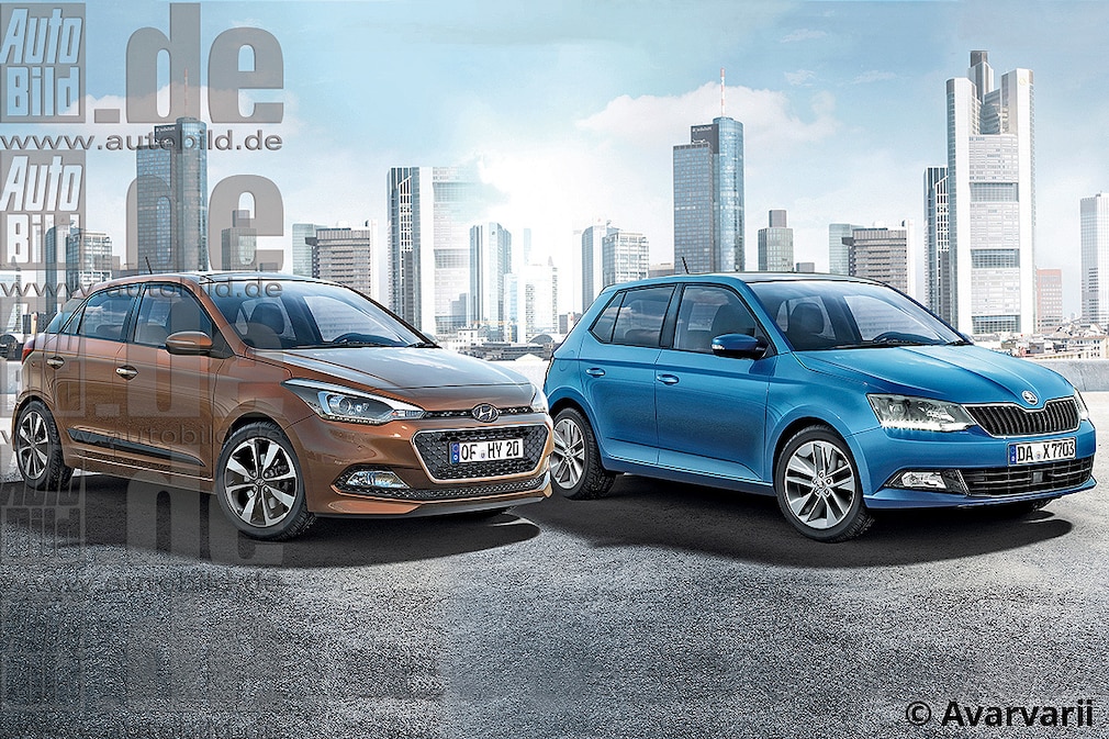 Hyundai i20 Skoda Fabia