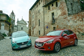 Opel Corsa Mazda2
