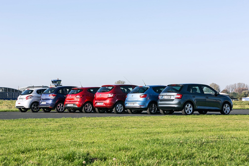 Sechs Kleinwagen im Vergleich