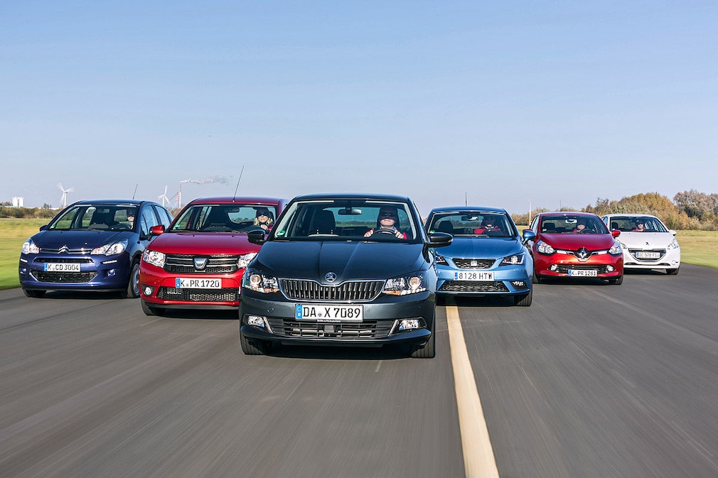 Sechs Kleinwagen im Vergleich