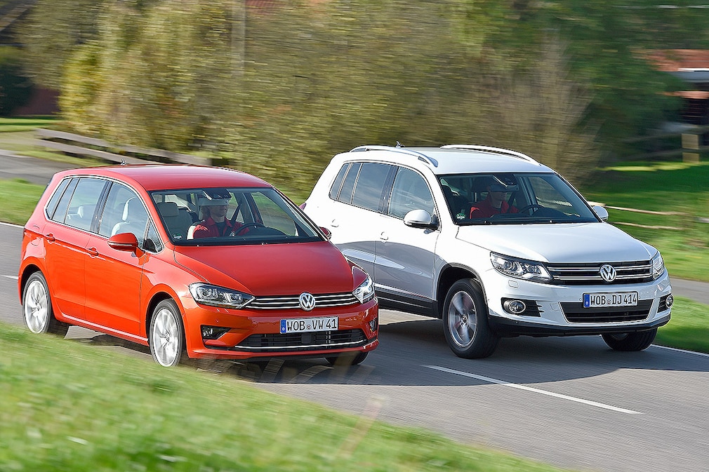 VW Golf Sportsvan VW Tiguan