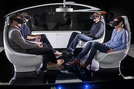 Interieur für ein neues Mercedes-Forschungsfahrzeug zum autonomes Fahren
