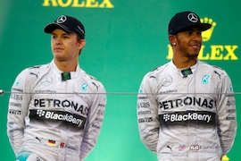 Rosberg & Hamilton