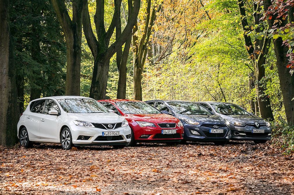 Hyundai i30 Seat Leon Renault Mégane Nissan Pulsar